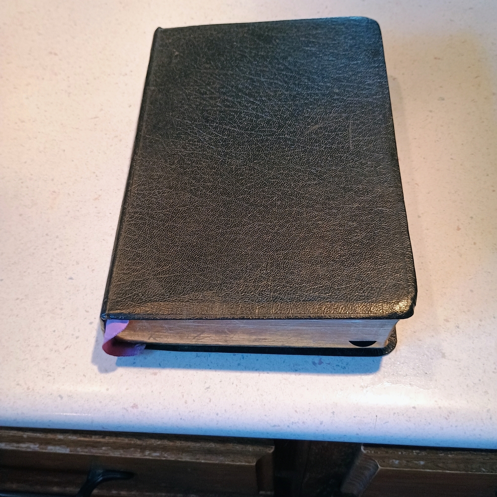 Black Leather Holy Bible